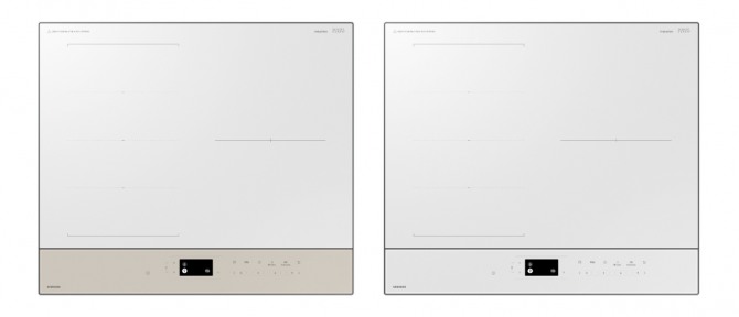 삼성전자가 새롭게 출시한 비스포크 인덕션 제품이 나열되어 있다. 사진=삼성전자