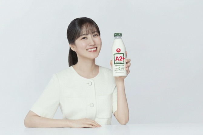 서울우유 ‘A2+ 우유’ 광고 모델 배우 박은빈  /사진=서울우유협동조합