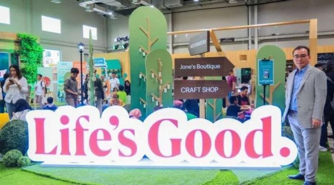 LG전자 인도네시아가 지속 가능한 라이프스타일 실천과 젊은 세대의 식량 문제 인식 개선을 위해 개최한 '베터 라이프 페스티벌(Better Life Festival)'.