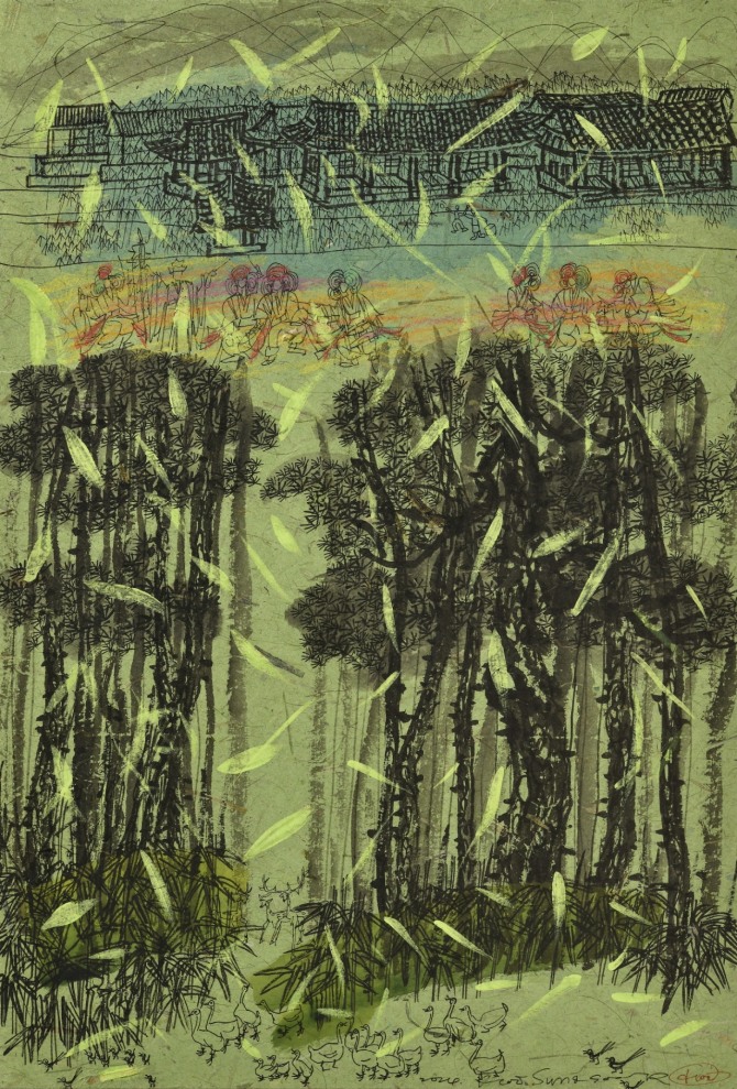 최성숙 작 영취산, 2024