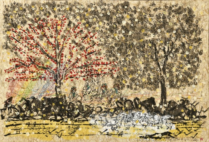 최성숙 작 봄날의 제주도, 2024