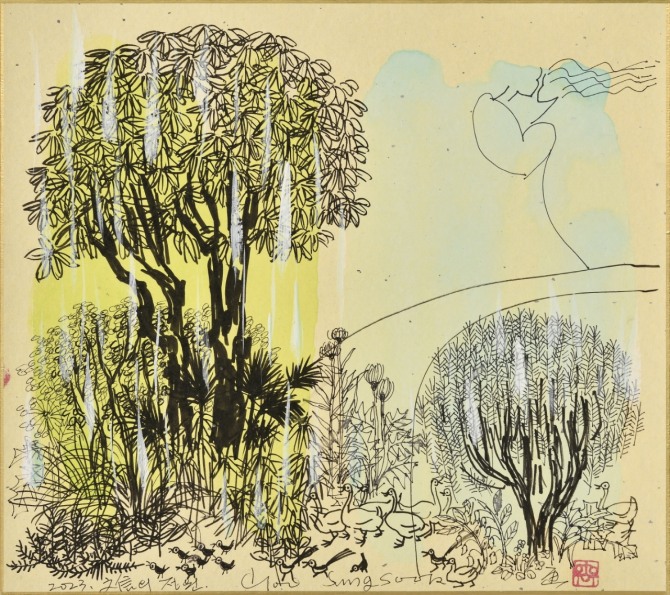 최성숙 작 문신의 정원, 2023