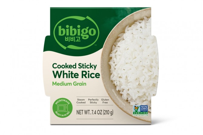CJ제일제당이 북미에 수출하고 있는 ‘bibigo Sticky Rice’  /사진=CJ제일제당