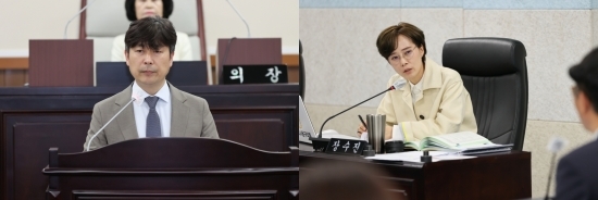 김종호·장수진 인천 동구의회 의원. 사진=동구의회