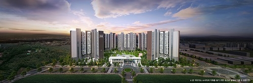 익산 부송 아이파크 투시도.