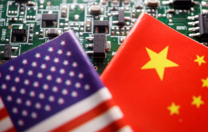 AI 부문 연구에서 미국을 바짝 추격하는 중국            사진=로이터