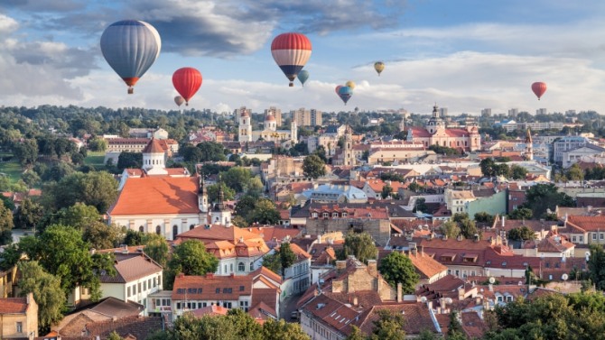 유로존 주요 도시 가운데 여행자 물가가 가장 저렴한 곳으로 나타난 투아니아의 수도 빌뉴스. 사진=영국 우정청