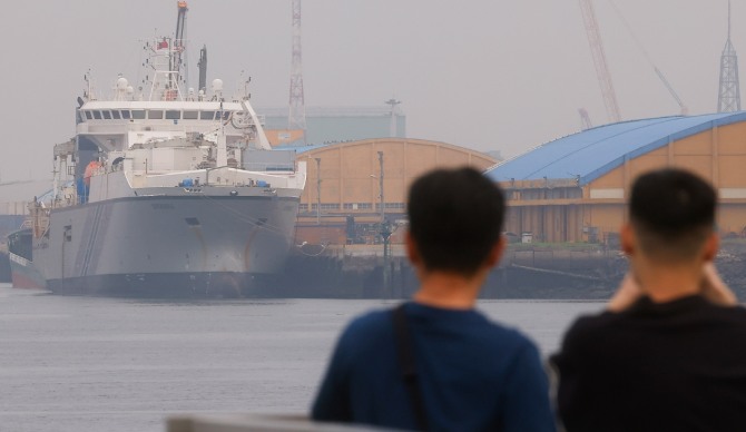 중국 해저 케이블 수리 선박의 스파이 행위 의혹이 제기되었다. 사진=로이터      
