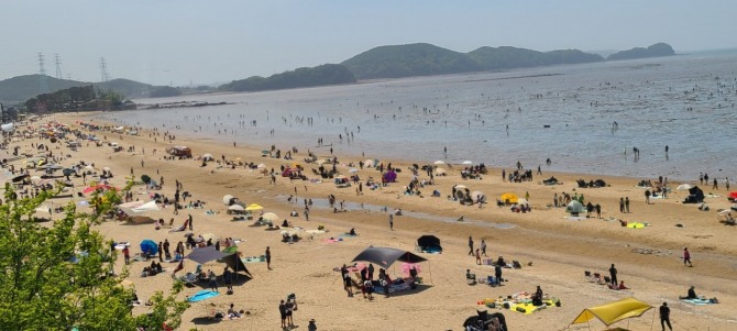 안산시가 대부도 방아머리 해변 내 취사·야영 행위 제한을 1년 연장한다. 사진=안산시