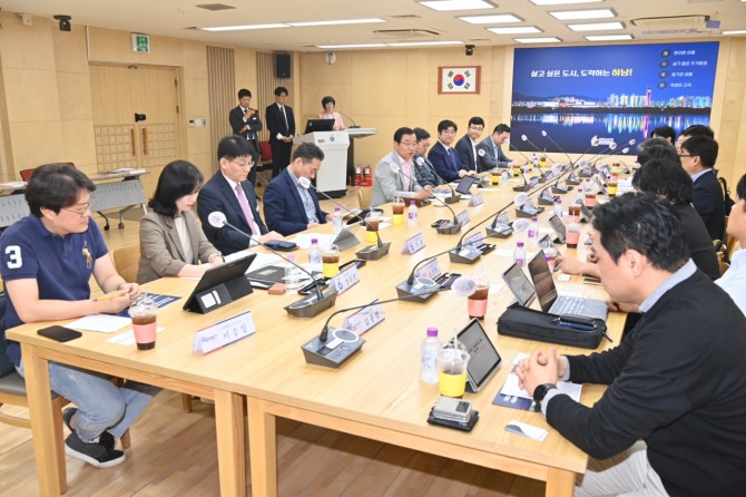 하남시, 창업 활성화 위한 유망창업기업 간담회 진행. 사진=하남시 