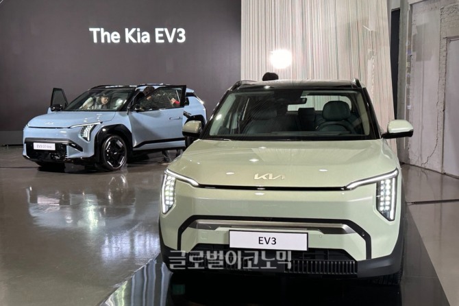 기아의 전기차 저변 확대 모델 더 기아 EV3가 세계최초로 공개됐다. 사진=글로벌이코노믹