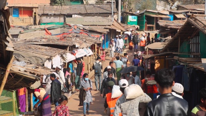 방글라데시 로힝야족 난민촌. 사진=연합뉴스