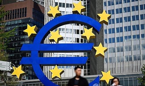 크리스틴 라가르드 ECB 총재가 6월 금리인하를 재차 시사했다. 사진은 유럽중앙은행. 사진=AFP/연합뉴스