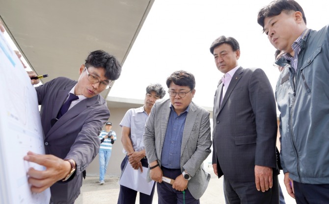 방세환 시장, 광주역세권 2단계 도시개발사업 대상지 방문. 사진=광주시