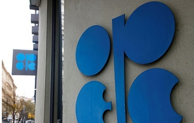 오스트리아 빈 소재 석유수출국기구(OPEC) 본사 건물 밖의 로고     사진=로이터/연합뉴스