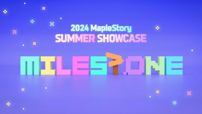 2024년 메이플스토리 여름 쇼케이스 '마일스톤' 공식 이미지. 사진=메이플스토리 유튜브 채널