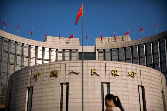 중국 국채시장이 이상 과열 조짐이다. 사진은 중국 인민은행. 사진=뉴시스