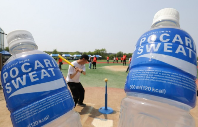 동아오츠카는 ‘제2회 이만수배 발달장애인 티볼야구대회’에 후원사로 참여해 포카리스웨트와 마신다를 지원했다.  /사진=동아오츠카