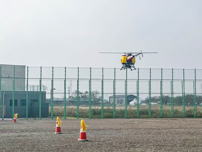 무인헬리콥터 연습비행  /사진=한국교통안전공단