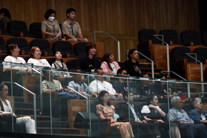 18일 태국 상원은  동성 간 결혼 허용을 주요 내용으로 하는 ‘결혼평등법’을 통과시켰다. 사진=로이터