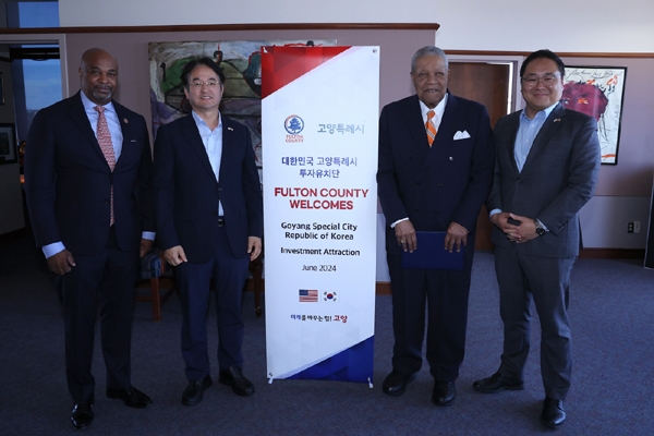 풀턴 카운티 방문한 이동환 고양특례시장. 사진=고양시