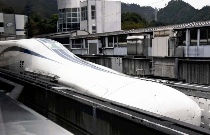 자기부상 방식의 주오신칸센 열차. 사진=도카이 여객철도