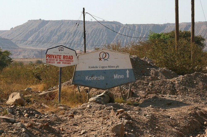 베단타 리소스의 잠비아 콘콜라 구리 광산. 사진=위키피디아