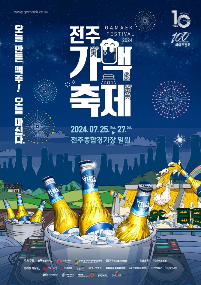 2024전주가맥축제 포스터. / 사진=하이트진로