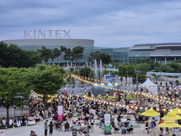 지난 6월 열린 킨텍스 야시장 '킨밤지새우고'. 사진=고양시