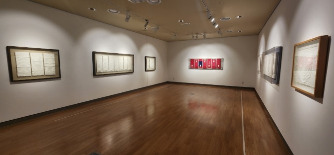 화순으로 하나 된 ‘사모곡;끝없는 해원(海原)’展 전시 개막. 사진=화순군