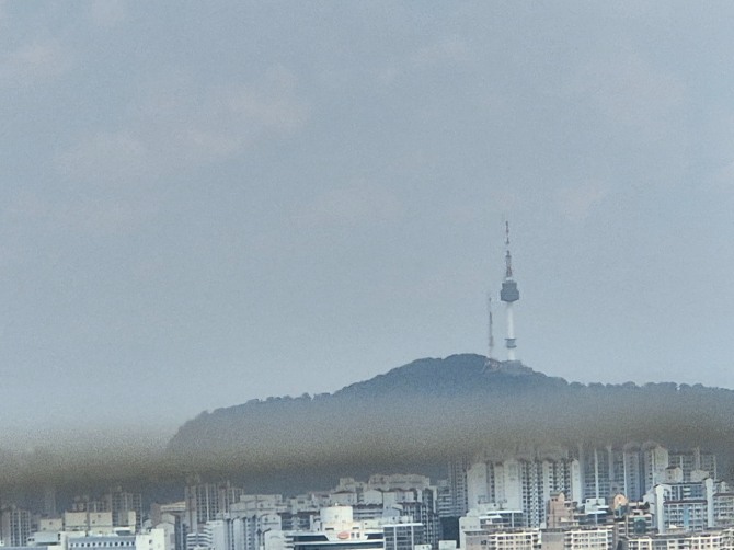 '서울달'에서 본 남산타워. 사진=노춘호 기자