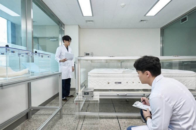 에이스침대 라돈 측정실  /사진=에이스침대