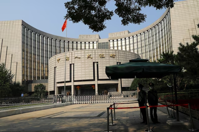 중국 베이징에 있는 중국인민은행(PBOC) 본사. 사진=로이터