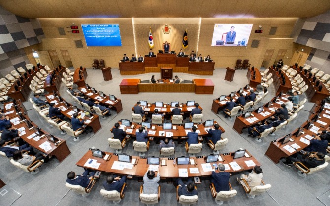 경북도의회 본회의 사진. 사진=경북도의회