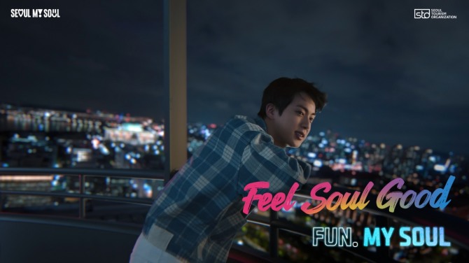 방탄소년단 진의 서울관광 홍보영상 Feel Soul Good - FUN편 썸네일. 사진=서울관광재단