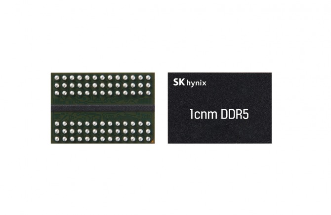 SK하이닉스가 개발에 성공했다고 29일 밝힌 SK하이닉스 1c DDR5 D램. 사진=SK하이닉스