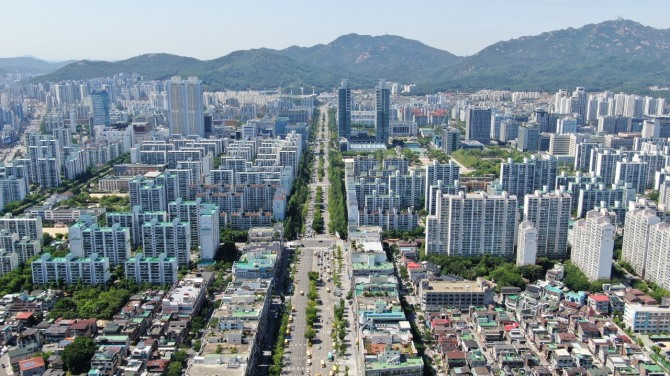 안양 평촌신도시 전경. 사진=안양시
