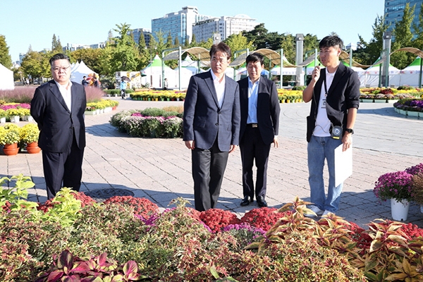 고양가을꽃축제 현장점검 간부회의. 사진=고양시