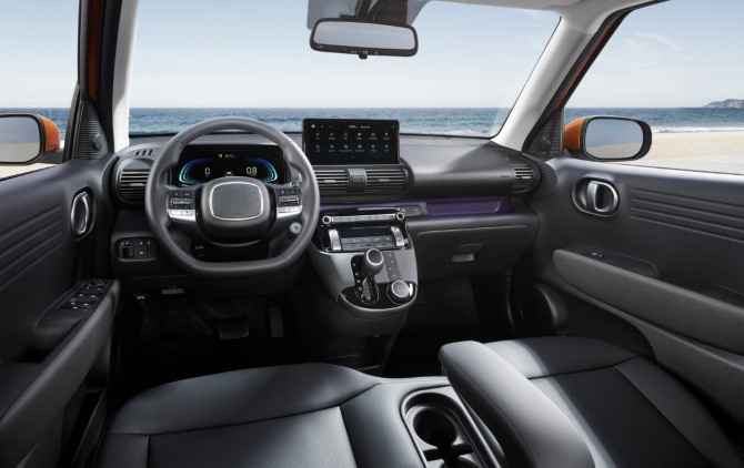 현대차 더 뉴 캐스퍼 실내 인테리어. 사진=현대차