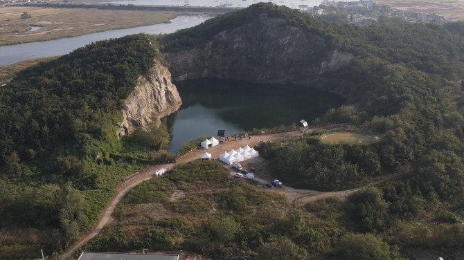 안산 대부광산 모꼬지 행사장 전경. 사진=안산문화재단