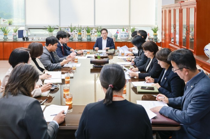 경기도 광주시의회, 특별대책지역 수질보전정책협의회 간담회 모습. 사진=광주시의회