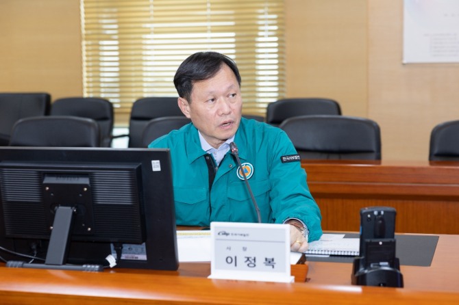 한국서부발전은 지난 13일 이정복 사장(사진) 주재로 김포지역 유관기관과 '2024년 재난대응 상시훈련'을 실시했다. 사진=서부발전