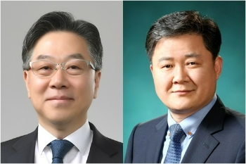 (왼쪽부터) 송명준 HD현대오일뱅크 사장과 정임주 HD현대오일뱅크 부사장. 사진=HD현대