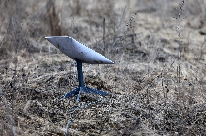 스타링크 수신 장비. 사진=로이터