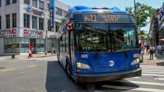 미국 뉴욕시의 교통 버스 MTA 사진=MTA