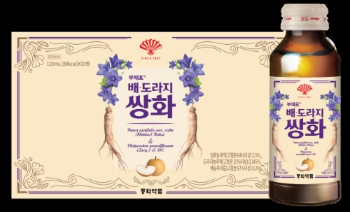 동화약품은 부채표 배도라지 쌍화를 리뉴얼 출시했다고 12일 밝혔다. 사진=동화약품.