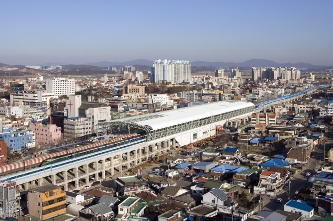 온양온천역(아산현충사) 전경. 사진=국가철도공단