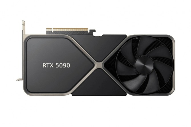 엔비디아의 고성능 신형 그래픽카드 '지포스 RTX 5090' 모습. 외신에 따르면 엔비디아는 신제품의 출고를 앞당겨 트럼프 행정부 공식 출범 전인 내년 1월 20일 전까지 최대한 많은 물량을 미국에 보내려 하고 있다. 사진=엔비디아