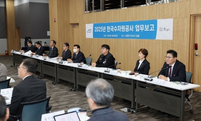 한국수자원공사(K-water)가 2025년 신년 업무보고을 했다. 사진=수자원공사