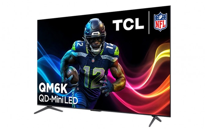 퀀텀닷과 미니 LED를 한층 개선한 TCL의 QM6K QD-미니 LED TV. 사진=TCL